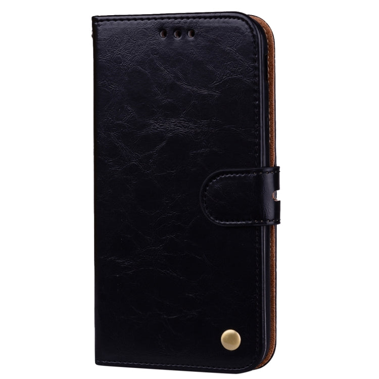 For Samsung Galaxy J5 (2017) / J530 (EU Version) Business Style Oil Wax Texture Horizontal Flip Leather Case with Holder & Card Slots & Wallet(Black) - Galaxy Phone Cases by buy2fix | Online Shopping UK | buy2fix