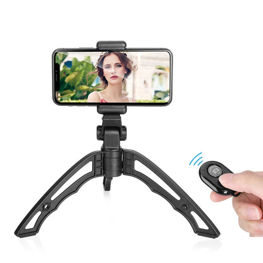 APEXEL Portable Handheld Lazy Live Broadcast Desktop Folding Universal Bluetooth Tripod Phone Holder - Consumer Electronics by APEXEL | Online Shopping UK | buy2fix