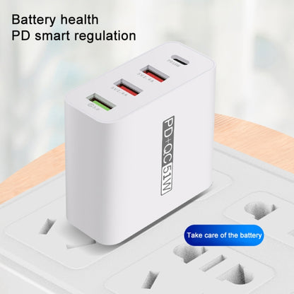 WLX-A6 4 Ports Quick Charging USB Travel Charger Power Adapter, AU Plug - Apple Accessories by buy2fix | Online Shopping UK | buy2fix