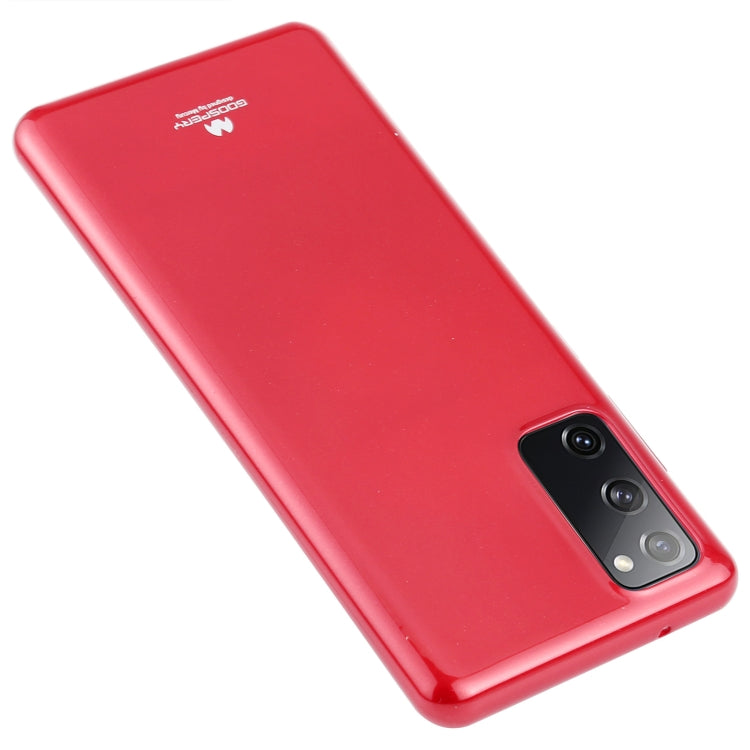 For Samsung Galaxy S20 FE GOOSPERY JELLY Full Coverage Soft Case(Rose Red) - Samsung Accessories by GOOSPERY | Online Shopping UK | buy2fix