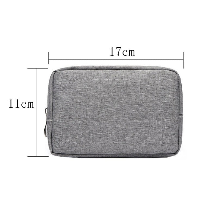 Multi-functional Headphone Charger Data Cable Storage Bag Power Pack, Size: S, 17 x 11.5 x 5.5cm (Grey) - Other by buy2fix | Online Shopping UK | buy2fix