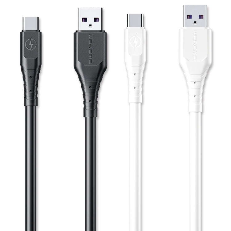 WK WDC-152 6A Type-C / USB-C Fast Charging Data Cable, Length: 1m(Black) - USB-C & Type-C Cable by WK | Online Shopping UK | buy2fix