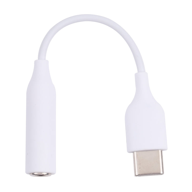 Type-C Male to 3.5mm Female Earphone Adapter Audio Adapter (White) - Type-C Adapter by buy2fix | Online Shopping UK | buy2fix