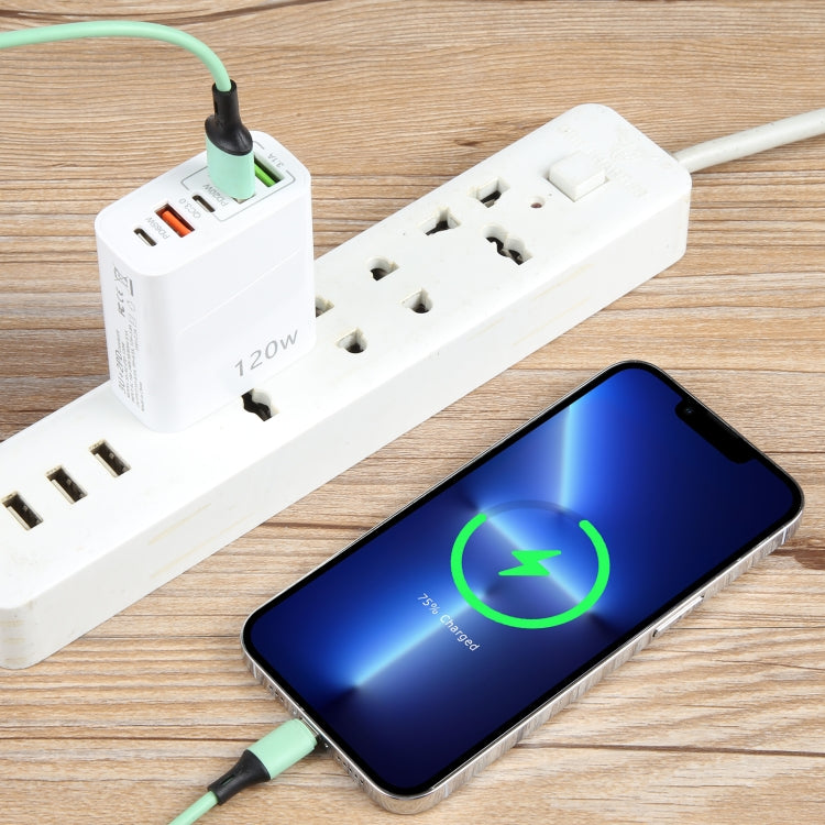 120W Dual PD Type-C + 3 x USB Multi Port Charger, US Plug - USB Charger by buy2fix | Online Shopping UK | buy2fix