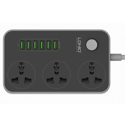 LDNIO SC3604 6 x USB Ports Multi-function Travel Home Office Socket, Cable Length: 2m, US Plug - Consumer Electronics by LDNIO | Online Shopping UK | buy2fix