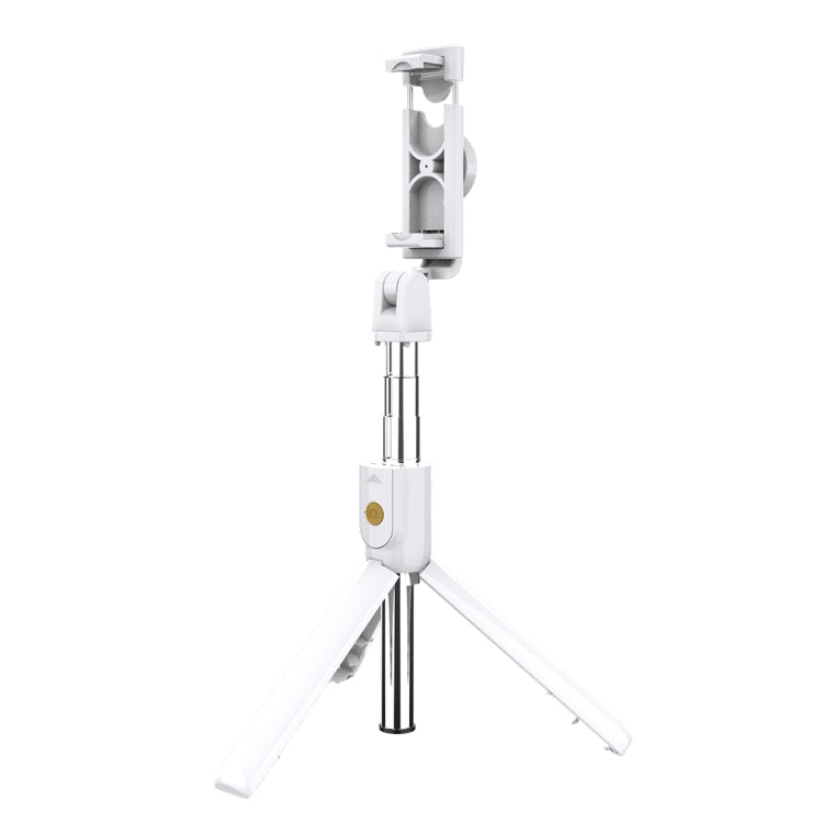 K10 Bluetooth 4.0 Mobile Phone Adjustable Bluetooth Selfie Stick Self-timer Pole Tripod (White) - Consumer Electronics by buy2fix | Online Shopping UK | buy2fix