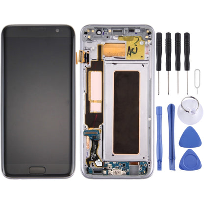 Original LCD Screen and Digitizer Full Assembly with Frame & Charging Port Board & Volume Button & Power Button For Galaxy S7 Edge / G935F(Black) - Galaxy S Series Parts by buy2fix | Online Shopping UK | buy2fix