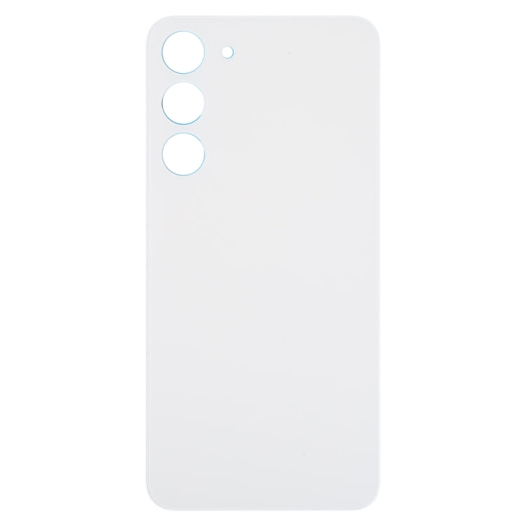 For Samsung Galaxy S23+ SM-S916B OEM Glass Battery Back Cover(White) - Repair & Spare Parts by buy2fix | Online Shopping UK | buy2fix