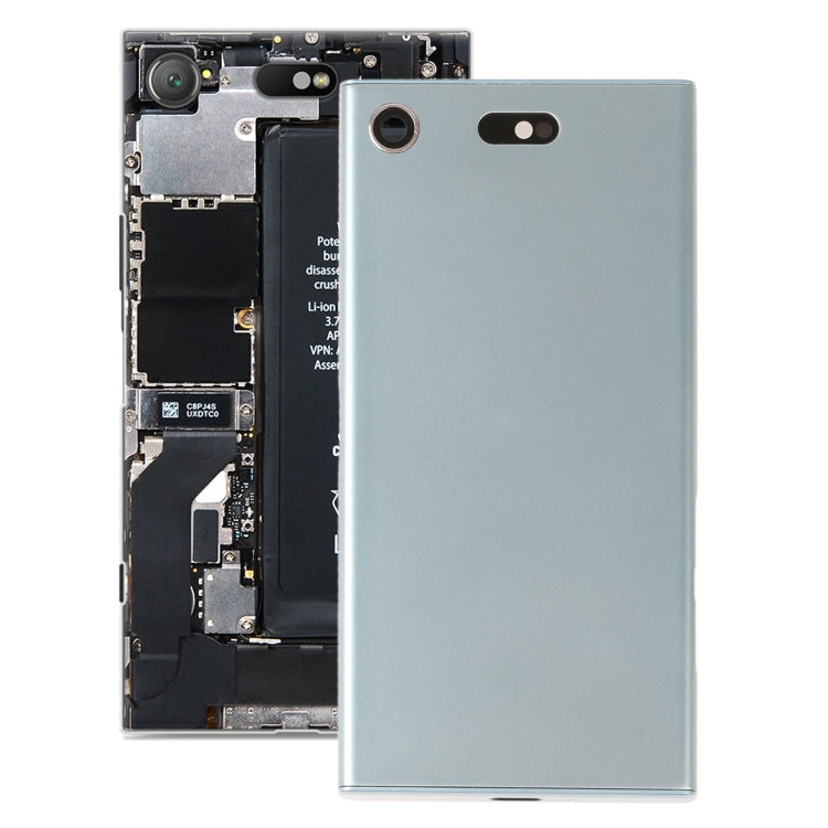 Original Battery Back Cover with Camera Lens Cover for Sony Xperia XZ1 Compact(Blue) - Repair & Spare Parts by buy2fix | Online Shopping UK | buy2fix