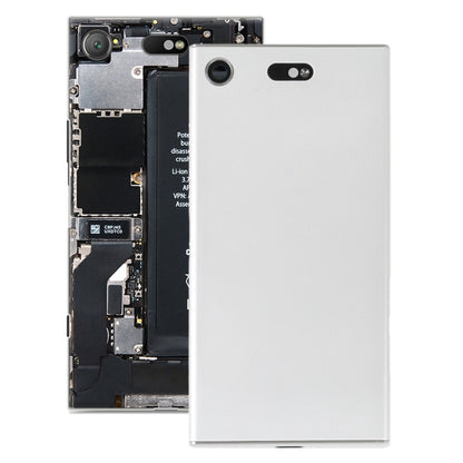 Original Battery Back Cover with Camera Lens Cover for Sony Xperia XZ1 Compact(Silver) - Repair & Spare Parts by buy2fix | Online Shopping UK | buy2fix