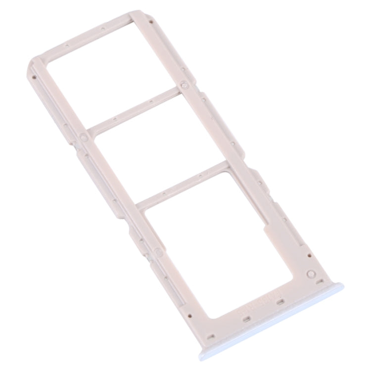 For OPPO A52 4G SIM Card Tray + SIM Card Tray + Micro SD Card Tray (White) - Card Socket by buy2fix | Online Shopping UK | buy2fix