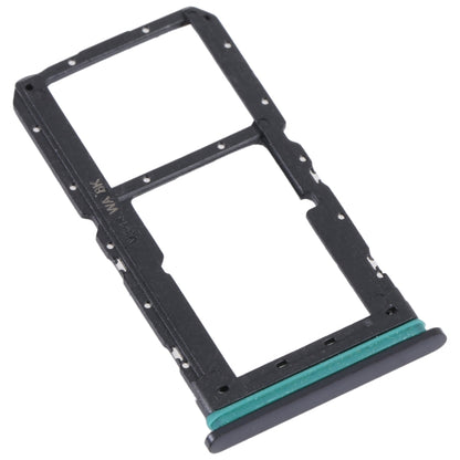 For OPPO Reno SIM Card Tray + SIM / Micro SD Card Tray (Black) - Card Socket by buy2fix | Online Shopping UK | buy2fix