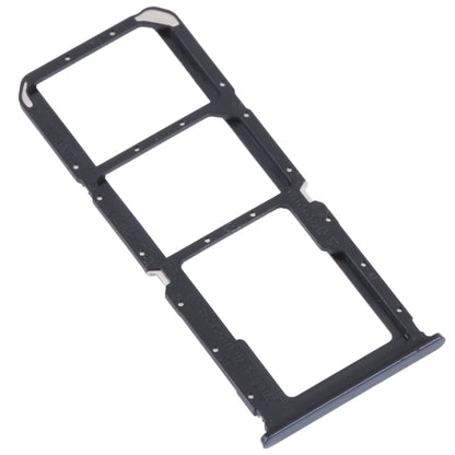 For OPPO Reno5 Lite / Reno5 F / A94 4G SIM Card Tray + SIM Card Tray + Micro SD Card Tray (Black) - Repair & Spare Parts by buy2fix | Online Shopping UK | buy2fix