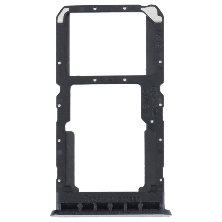 For OPPO A96 4G SIM Card Tray + SIM / Micro SD Card Tray (Black) - Repair & Spare Parts by buy2fix | Online Shopping UK | buy2fix