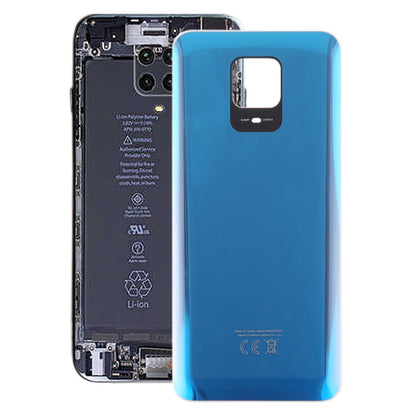 For Xiaomi Redmi Note 9 Pro Max OEM Glass Battery Back Cover(Blue) - Back Cover by buy2fix | Online Shopping UK | buy2fix