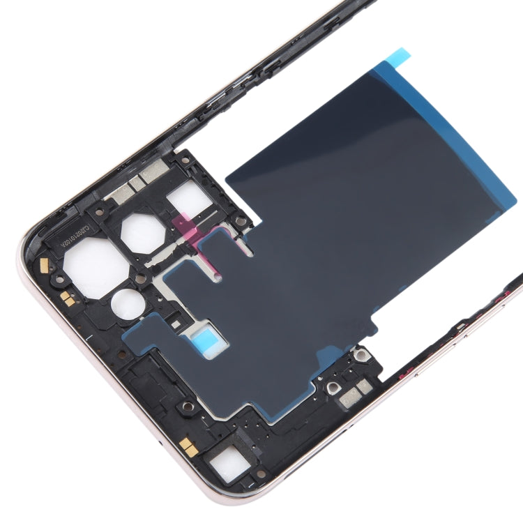 For OPPO Reno5 5G Original Middle Frame Bezel Plate (Gold) - Frame Bezel Plate by buy2fix | Online Shopping UK | buy2fix