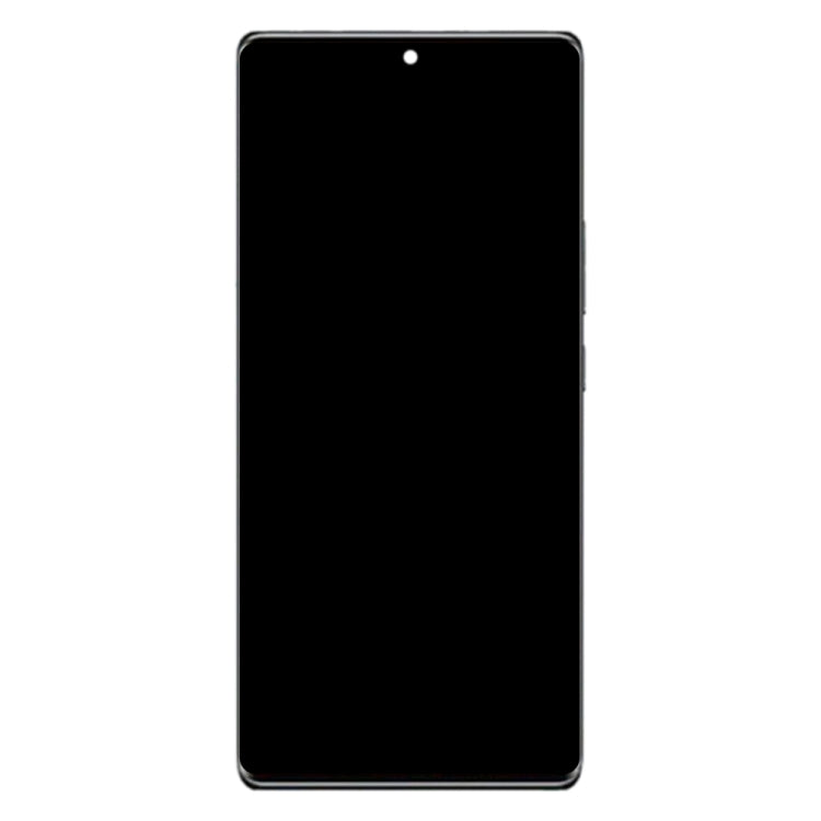 AMOLED LCD Screen For ZTE Axon 40 Pro A2023 Digitizer Full Assembly with Frame(Black) - For ZTE by buy2fix | Online Shopping UK | buy2fix