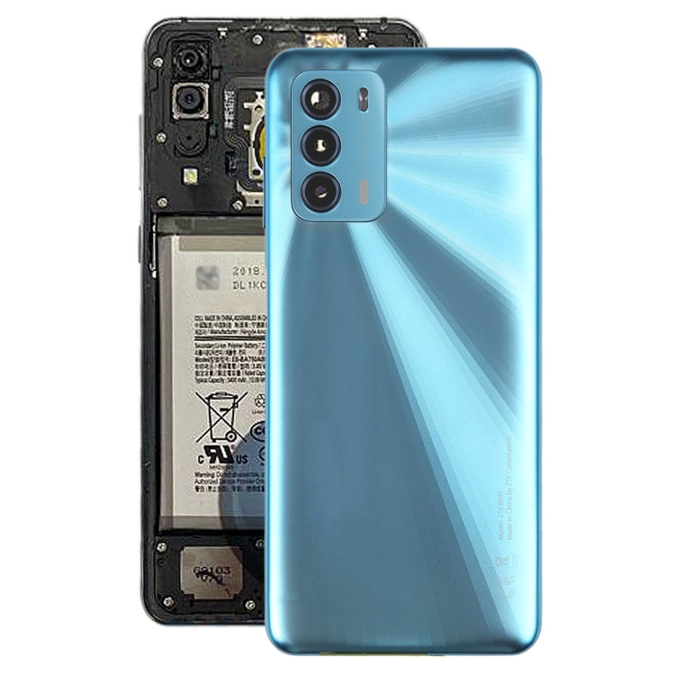 For ZTE Blade V40 Vita Battery Back Cover(Blue) - For ZTE by buy2fix | Online Shopping UK | buy2fix