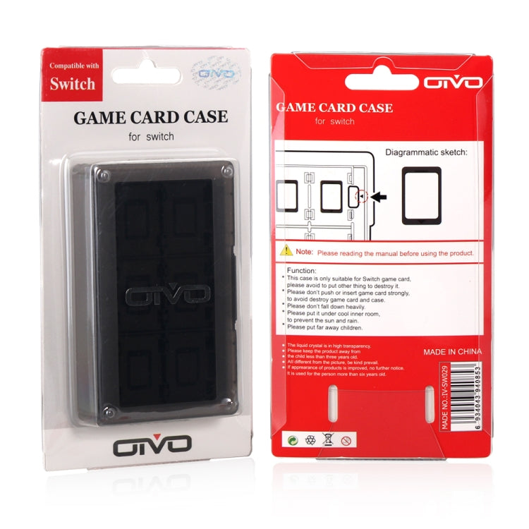 OIVO IV-SW029 24in1 Game Memory Card Storage Box Card Case Holder For Nintendo Switch(Grey) - Others by OIVO | Online Shopping UK | buy2fix