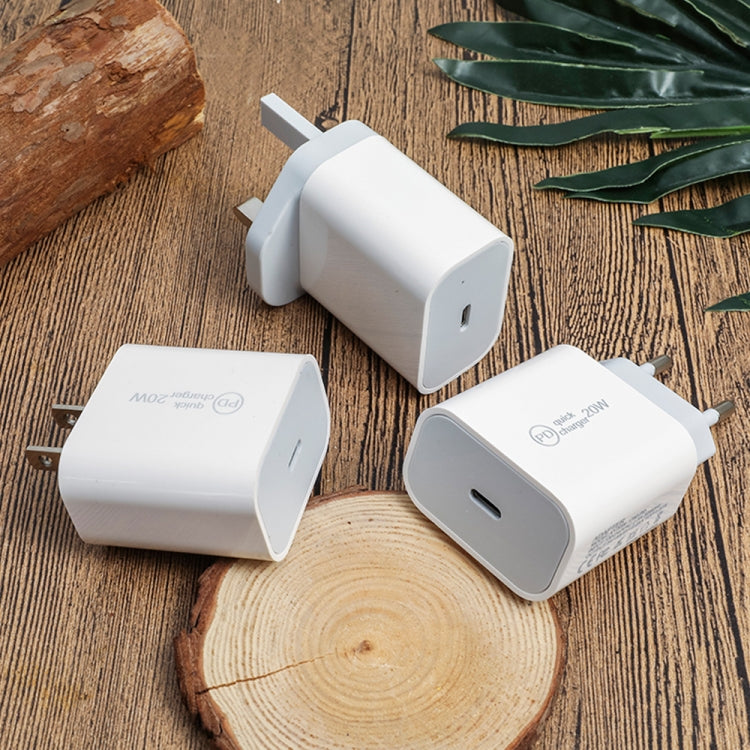 SDC-20W 2 in 1 PD 20W USB-C / Type-C Travel Charger + 3A PD3.0 USB-C / Type-C to 8 Pin Fast Charge Data Cable Set, Cable Length: 2m, EU Plug - Apple Accessories by buy2fix | Online Shopping UK | buy2fix