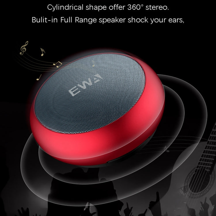 EWA A110 IPX5 Waterproof Portable Mini Metal Wireless Bluetooth Speaker Supports 3.5mm Audio & 32GB TF Card & Calls(Black) - Mini Speaker by EWA | Online Shopping UK | buy2fix