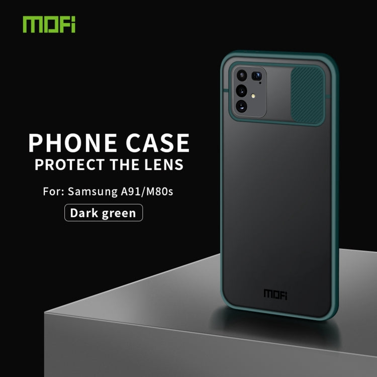 For Samsung Galaxy S10 Lite MOFI Xing Dun Series Translucent Frosted PC + TPU Privacy Anti-glare Shockproof All-inclusive Protective Case(Green) - Galaxy Phone Cases by MOFI | Online Shopping UK | buy2fix