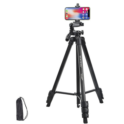 YUNTENG VCT-618N 1.8m Aluminum Tripod Mount - Tripods by YUNTENG | Online Shopping UK | buy2fix