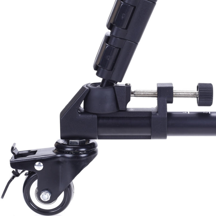 YUNTENG 900 Aluminium Alloy Camera Tripod Foot Wheel Tripod Pulley Base, Load 15KG - Camera Accessories by buy2fix | Online Shopping UK | buy2fix