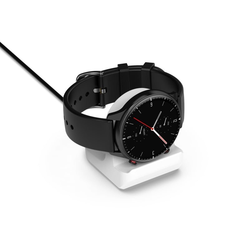 For Amazfit GTR 2 Smartwatch Silicone Charging Bracket(White) - Smart Wear by buy2fix | Online Shopping UK | buy2fix