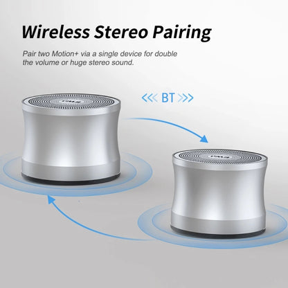 EWA A109+ TWS Stereo Portable Metal Bluetooth Speaker(Gold) - Mini Speaker by EWA | Online Shopping UK | buy2fix