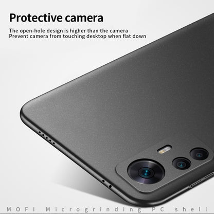 For Xiaomi 12T / 12T Pro / Redmi K50 Ultra MOFI Frosted PC Ultra-thin Hard Phone Case(Black) - Xiaomi Cases by MOFI | Online Shopping UK | buy2fix