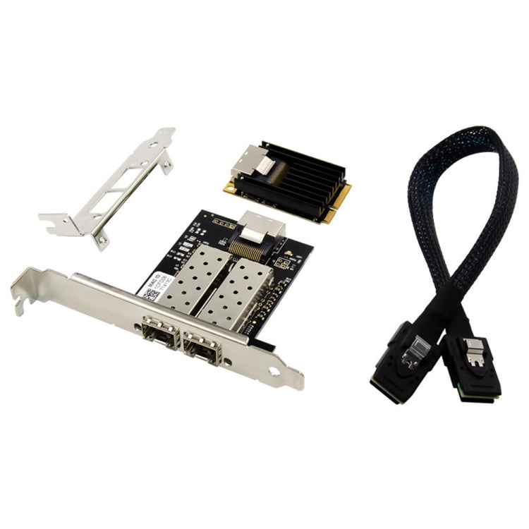 ST7243 MiniPCI-E Dual Interface Fiber Gigabit Fiber Optic SFP Server Network Card - USB Network Adapter by buy2fix | Online Shopping UK | buy2fix