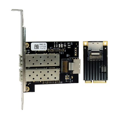 ST7243 MiniPCI-E Dual Interface Fiber Gigabit Fiber Optic SFP Server Network Card - USB Network Adapter by buy2fix | Online Shopping UK | buy2fix