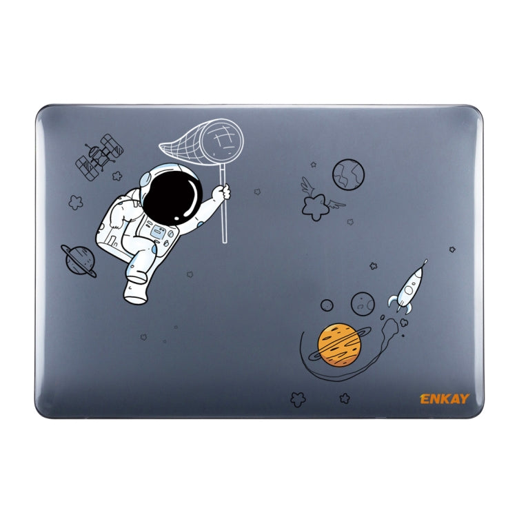 For MacBook Air 13.6 inch  A2681 ENKAY Hat-Prince Spaceman Pattern Protective Crystal Case Cover Hard Shell(Spaceman No.2) - MacBook Air Cases by ENKAY | Online Shopping UK | buy2fix