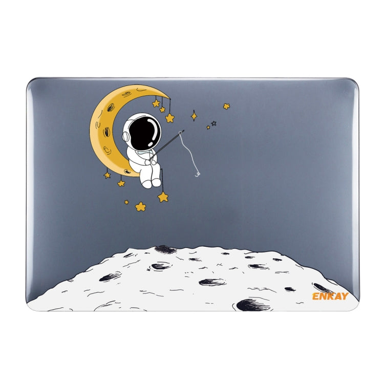 For MacBook Pro 13.3 A1706/A1989/A2159 ENKAY Hat-Prince 3 in 1 Spaceman Pattern Laotop Protective Crystal Case with TPU Keyboard Film / Anti-dust Plugs, Version:EU(Spaceman No.3) - MacBook Pro Cases by ENKAY | Online Shopping UK | buy2fix