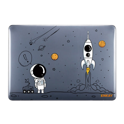 For MacBook Air 13.6 2022/2024 A2681 (M2) / A3113 (M3) ENKAY Hat-Prince 3 in 1 Spaceman Pattern Laotop Protective Crystal Case with TPU Keyboard Film / Anti-dust Plugs, Version:US(Spaceman No.1) - MacBook Air Cases by ENKAY | Online Shopping UK | buy2fix