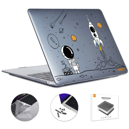 For MacBook Air 13.6 A2681 ENKAY Hat-Prince 3 in 1 Spaceman Pattern Laotop Protective Crystal Case with TPU Keyboard Film / Anti-dust Plugs, Version:EU(Spaceman No.1) - MacBook Air Cases by ENKAY | Online Shopping UK | buy2fix