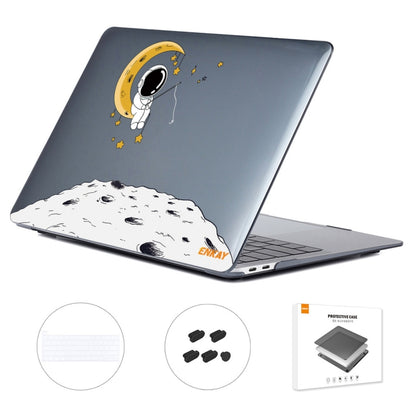 For MacBook Pro 16.1 A2141 ENKAY Hat-Prince 3 in 1 Spaceman Pattern Laotop Protective Crystal Case with TPU Keyboard Film / Anti-dust Plugs, Version:US(Spaceman No.3) - MacBook Pro Cases by ENKAY | Online Shopping UK | buy2fix