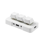 MK321BT Bluetooth 5.1 3 Keys Custom Keys Game Office PS Clip Macro Programming Keypad(White) - Wireless Keyboard by buy2fix | Online Shopping UK | buy2fix