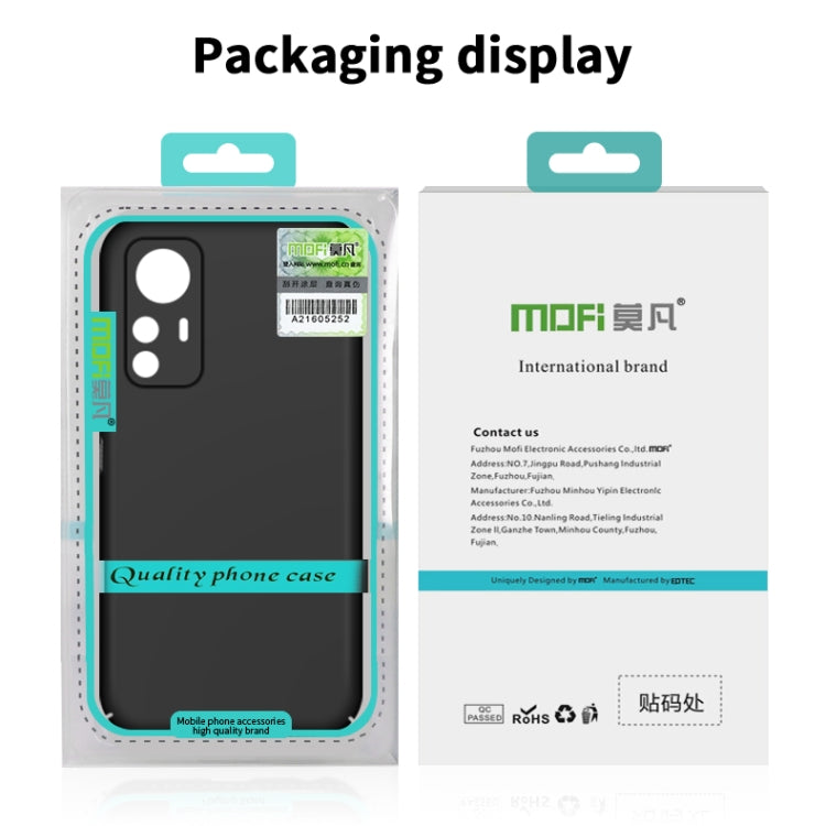 For Xiaomi 12T / Redmi K50 Ultra MOFI Micro Frosted PC Ultra-thin Hard Case(Black) - Xiaomi Cases by MOFI | Online Shopping UK | buy2fix