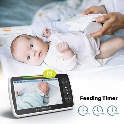 SM650 Wireless Video Baby Camera Intercom Night Vision Temperature Monitoring Cam(EU Plug) - Security by buy2fix | Online Shopping UK | buy2fix