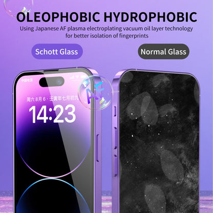 For iPhone 11 Pro Max ENKAY Hat-Prince 25 Degree Privacy 8K UHD AGC Tempered Glass Film - iPhone 11 Pro Max Tempered Glass by ENKAY | Online Shopping UK | buy2fix