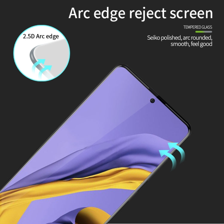 For OPPO A98 PINWUYO 9H 2.5D Full Screen Tempered Glass Film(Black) - OPPO Tempered Glass by PINWUYO | Online Shopping UK | buy2fix