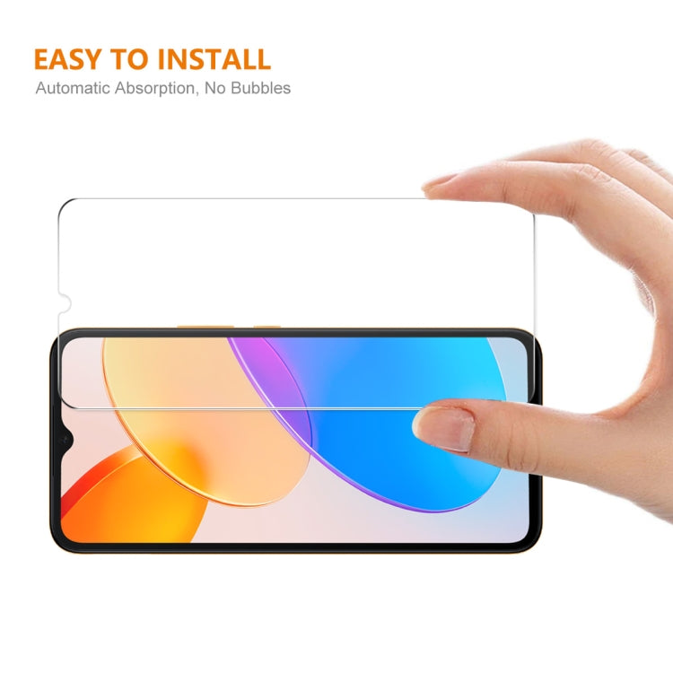 For Honor 70 Lite / X5 / X6 10pcs ENKAY 0.26mm 9H 2.5D High Aluminum-silicon Tempered Glass Film - Huawei Tempered Glass by ENKAY | Online Shopping UK | buy2fix