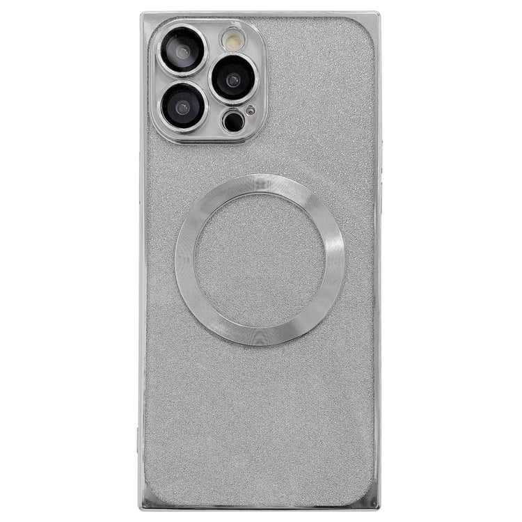 For iPhone 13 Pro Square Gradient Magsafe Electroplating TPU Phone Case(Silver) - iPhone 13 Pro Cases by buy2fix | Online Shopping UK | buy2fix