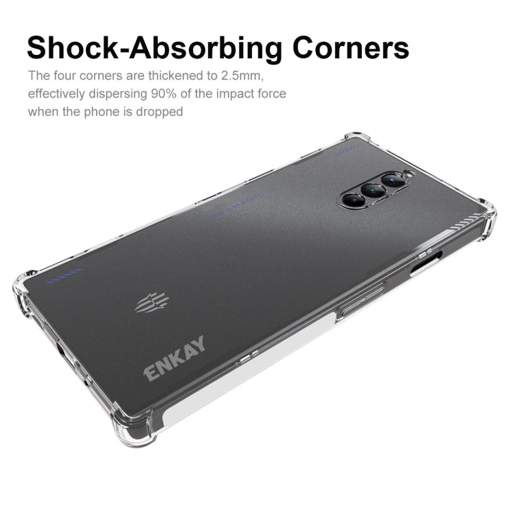 For ZTE Nubia Red Magic 8s Pro ENKAY Clear TPU Shockproof Anti-slip Phone Case - ZTE Cases by ENKAY | Online Shopping UK | buy2fix