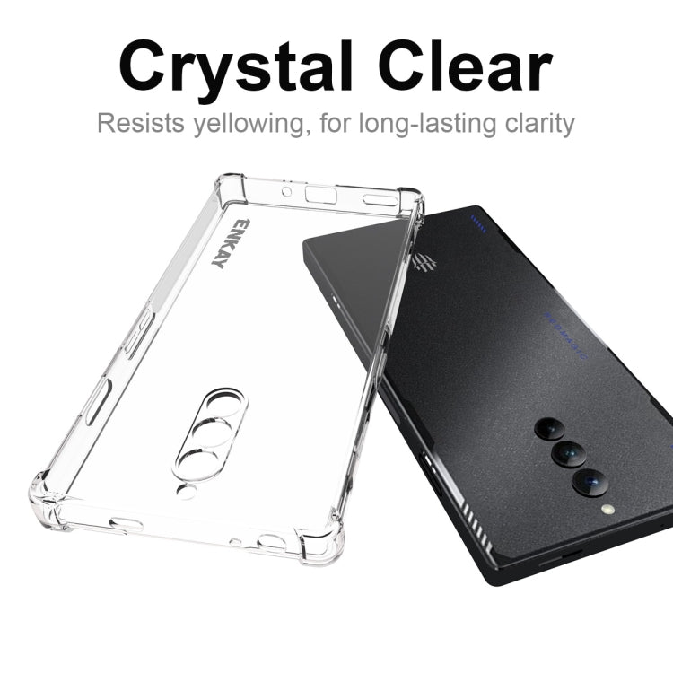 For ZTE Nubia Red Magic 8s Pro ENKAY Clear TPU Shockproof Anti-slip Phone Case - ZTE Cases by ENKAY | Online Shopping UK | buy2fix