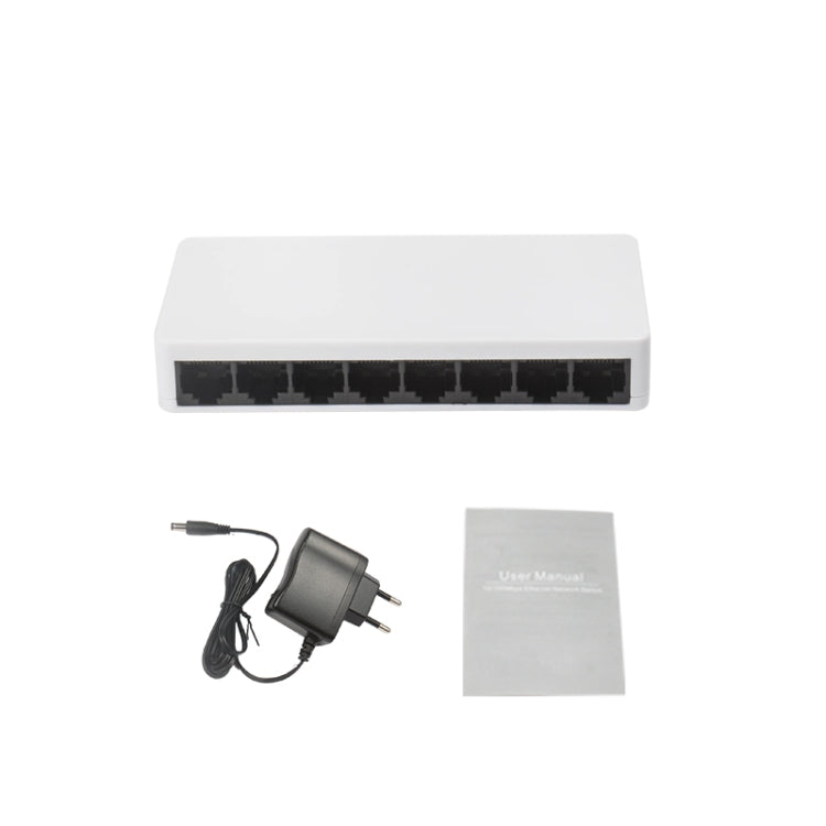 Mini 8Port 10/100Mbps Fast Ethernet Switch -  by buy2fix | Online Shopping UK | buy2fix