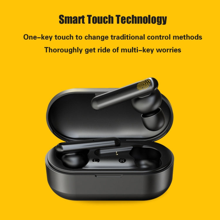 T10 Mini Touch Control Hifi TWS Wireless Bluetooth Earphones With Mic & Charger Box(Black) - TWS Earphone by buy2fix | Online Shopping UK | buy2fix