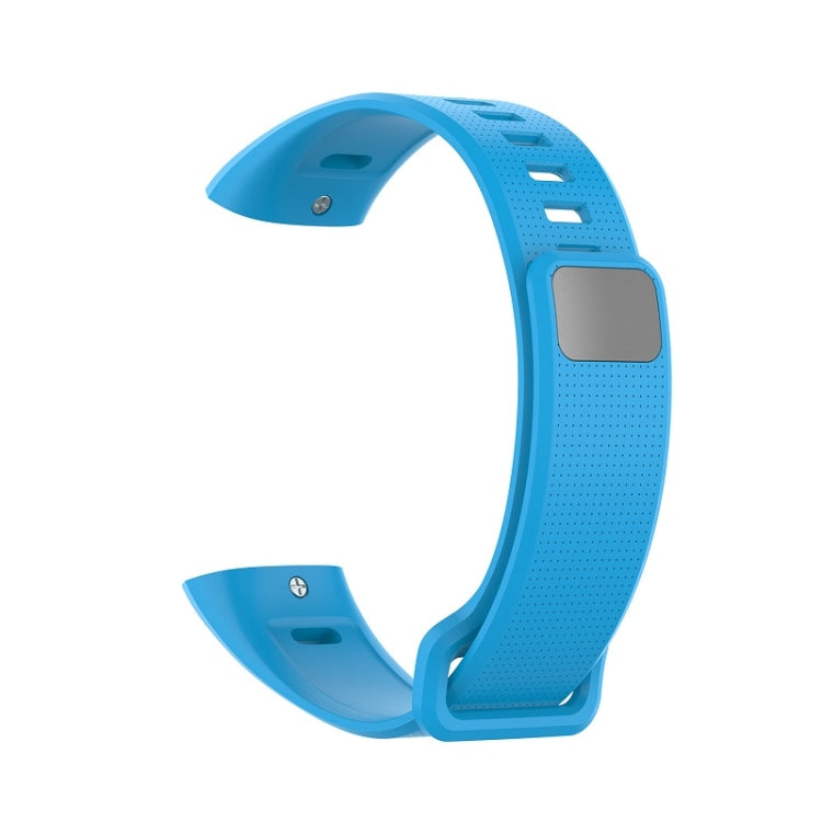 For Huawei Band 2 Pro / Band 2 / ERS-B19 / ERS-B29 Sports Bracelet Silicone Watch Band(Blue) - Smart Wear by buy2fix | Online Shopping UK | buy2fix